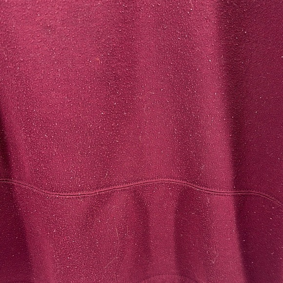 VTG Ladies Club Cozy Maroon Crewneck Penguin Ugly Christmas Sweatshirt Sz Med - Picture 5 of 13